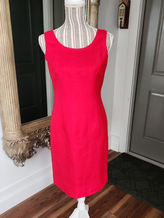 Jessica Howard Dresses & Skirts - Jessica Howard Women's Sleeveless Red Sheath Dress Size 4